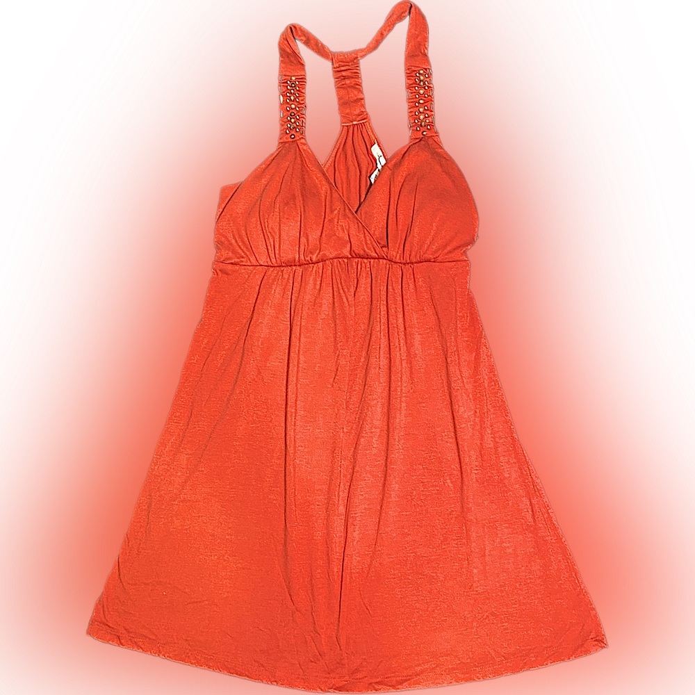Burnt orange sundress